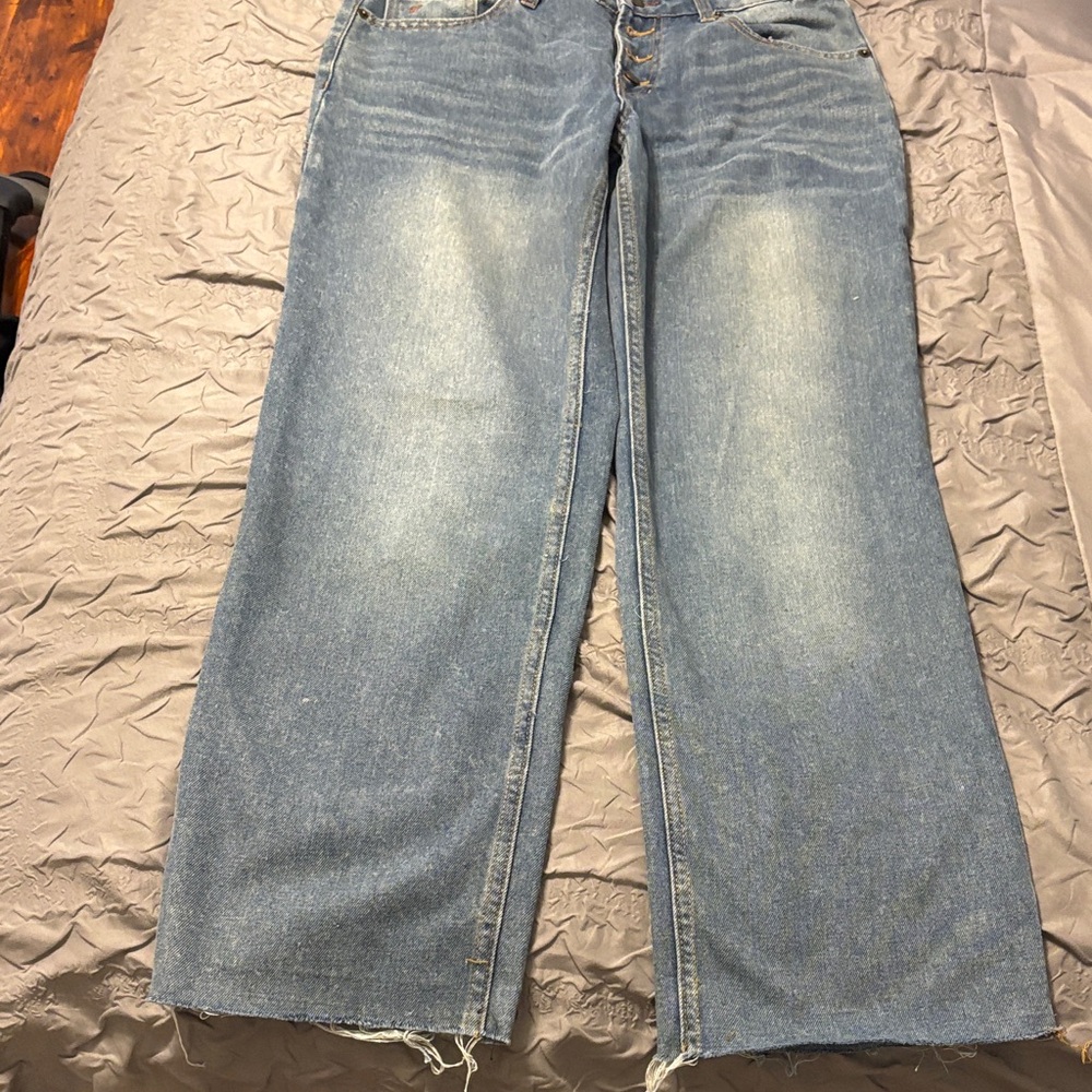 Frye Medium  Blue Wide Leg Women's Jeans size 26